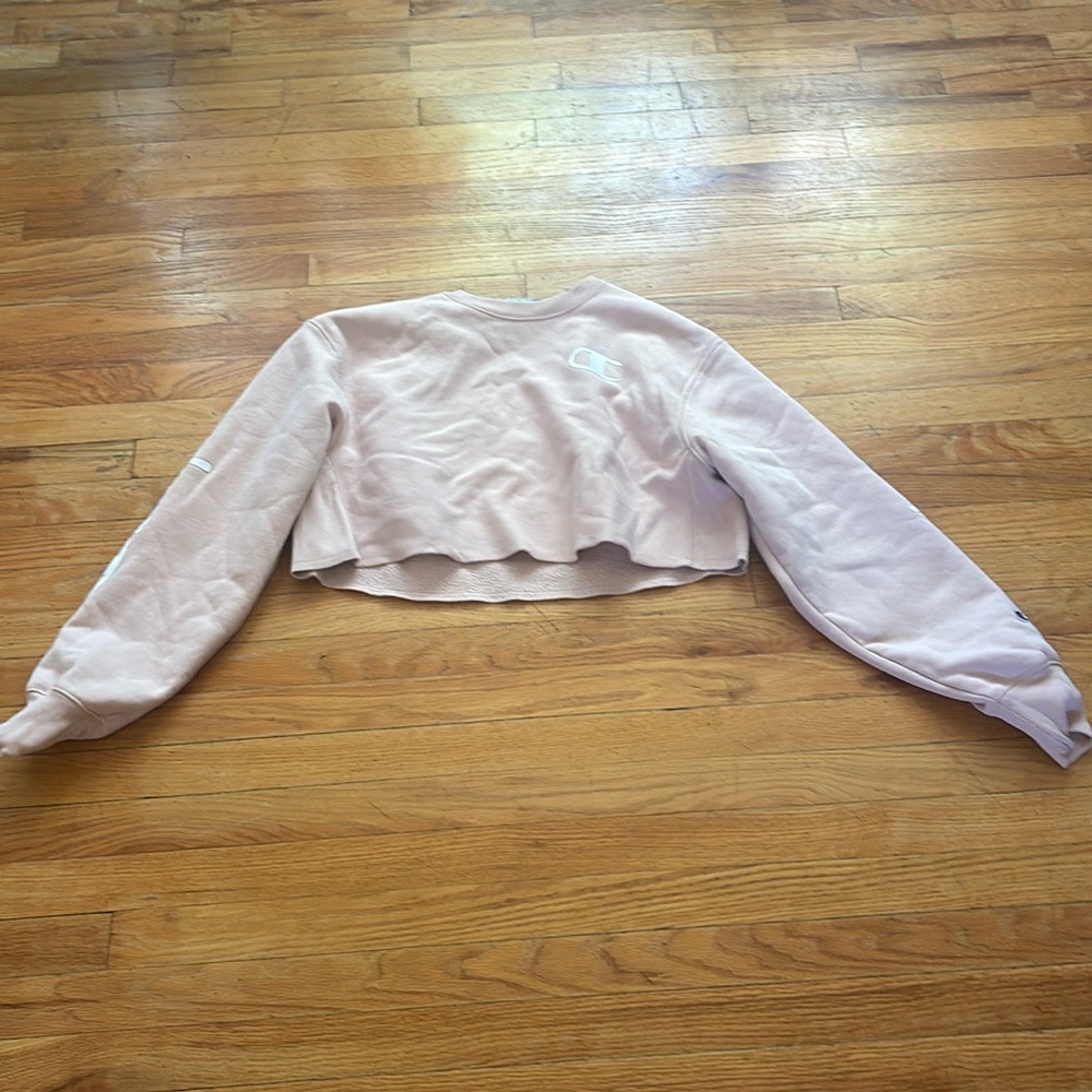 Champion Cropped Long Sleeve Sweatshirt